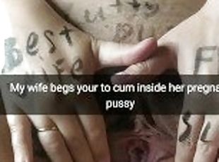 Please cum in my wife